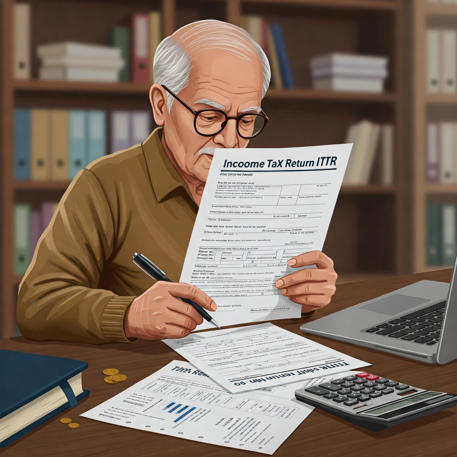 Retired Person Income Tax Return
